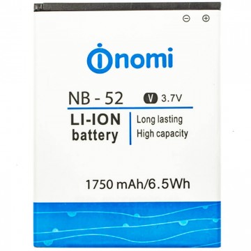 Аккумулятор NOMI NB-52 1750 mAh для i501 AAAA/Original тех.пакет в Одессе