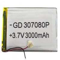 Аккумулятор GD 037080P 3000mAh Li-ion 3.7V