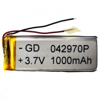 Аккумулятор GD 042770P 1000mAh Li-ion 3.7V