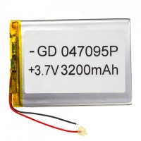 Аккумулятор GD 047095P 3200mAh Li-ion 3.7V