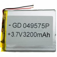 Аккумулятор GD 049575P 3200mAh Li-ion 3.7V