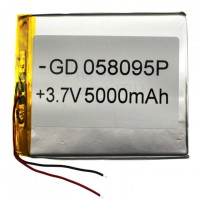 Аккумулятор GD 058095P 5000mAh Li-ion 3.7V