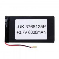 Аккумулятор GD 3766125P 6000mAh Li-ion 3.7V