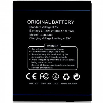 Аккумулятор Doogee DG580 2500 mAh AAAA/Original тех.пакет в Одессе