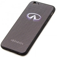Чехол силиконовый INFINITI CARBON Apple iPhone 6 черный