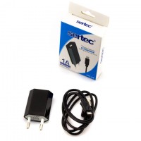 Сетевое зарядное устройство Sertec STC-29 1USB 1.0A micro-USB black