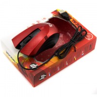 Мышь проводная HP 901 Optical Mouse красная