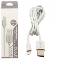 USB-Lightning шнур Grand для iPhone 5/5S 1m white
