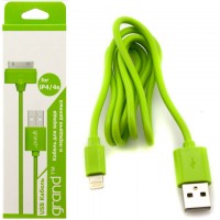 USB-Lightning шнур Grand для iPhone 5/5S 1m green