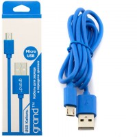 USB-Micro USB шнур Grand 1m blue