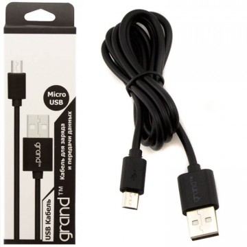 USB-Micro USB шнур Grand 1m black в Одессе