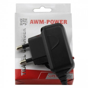 Сетевое зарядное устройство AWM Power 0.8A Samsung C100, E700 black в Одессе