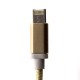 USB кабель 2in1 Micro USB+iPhone 6S 1.2m gold в Одессе