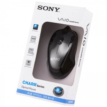 Мышь проводная SONY VAIO CHARM серая в Одессе