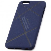 Чехол силиконовый Nillkin Apple iPhone 6 matte blue-black