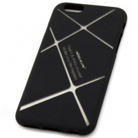 Чехол силиконовый+пленка Nillkin Apple iPhone 6 matte black-silver