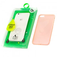 Чехол силиконовый Apple iPhone 7 OU Case Ultra Slim персиковый