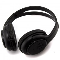 Bluetooth наушники с микрофоном MP3 FM AT-BT818 черные