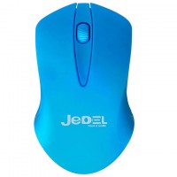 Мышь беспроводная Jedel W120 голубая