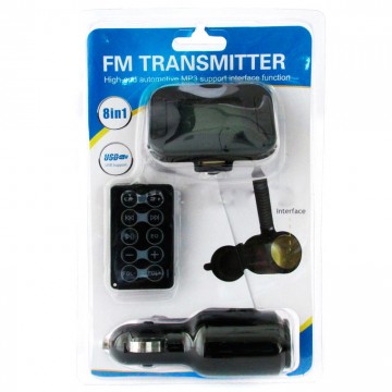FM модулятор трансмиттер T713S SD, Micro SD, USB черный в Одессе