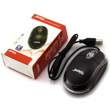 Мышь проводная Jedel TB220 Optical Mouse черная в Одессе