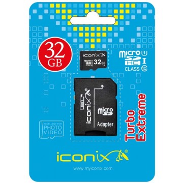 Карта памяти micro SD ICONIX 32GB class 10 с адаптером SD в Одессе