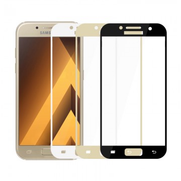 Защитное стекло Full Glue Samsung A7 2017 A720 gold тех.пакет в Одессе