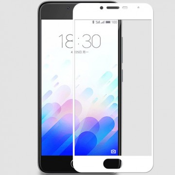 Защитное стекло Full Glue Meizu M3, M3 mini, M3s white тех.пакет в Одессе