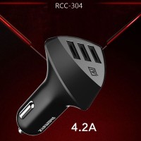 Автомобильное зарядное устройство Remax Aliens RCC304 3USB 4.2A black