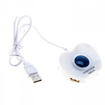 USB Hub CR-15 4 PORT 0.5m Apple white в Одессе
