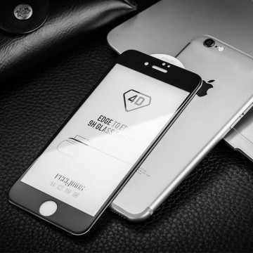Защитное стекло 4D Apple iPhone 7, iPhone 8 black Zool в Одессе