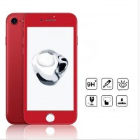Защитное стекло 4D Apple iPhone 7, iPhone 8 red Zool