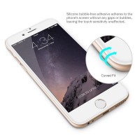 Защитное стекло 4D Apple iPhone 7 Plus, iPhone 8 Plus white Zool