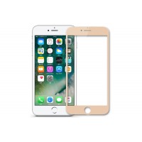 Защитное стекло 4D Apple iPhone 7 Plus, iPhone 8 Plus gold Zool