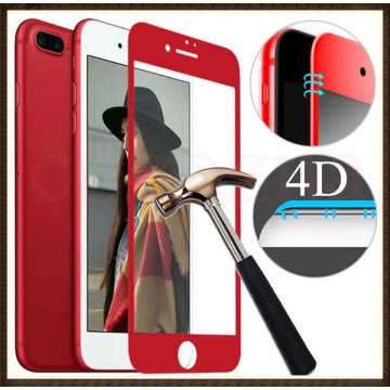 Защитное стекло 4D Apple iPhone 7 Plus, iPhone 8 Plus red Zool в Одессе