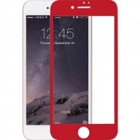 Защитное стекло 4D Apple iPhone 6 Plus red Zool