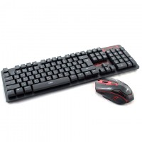 Комплект клавиатура+мышь беспроводная Gaming HK6500 black