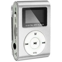 MP3 плеер TD05 с FM и дисплеем серебристый