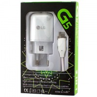 Сетевое зарядное устройство LG G5 Fast Charge 2in1 9V 1USB 1.8A Type-C white
