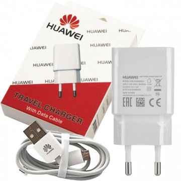 Сетевое зарядное устройство Huawei HW-050200E01 2in1 1USB 2.0A micro-USB white в Одессе
