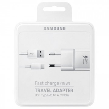 Сетевое зарядное устройство EP-TA20EWE Samsung S7 Fast Charge 2in1 9V 1USB 2.0A 5W Type-C white (пластик) в Одессе