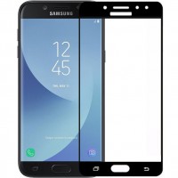 Защитное стекло Full Glue Samsung J7 2017 J730 black тех.пакет