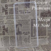 Чехол силиконовый Premium Meizu M3 Note прозрачный