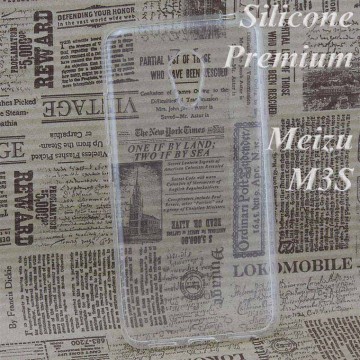 Чехол силиконовый Premium Meizu M3, M3s, M3 Mini прозрачный в Одессе