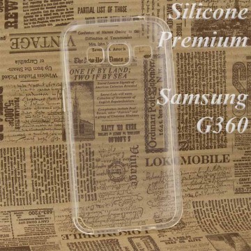 Чехол силиконовый Premium Samsung Core Prime G360, G361 прозрачный в Одессе