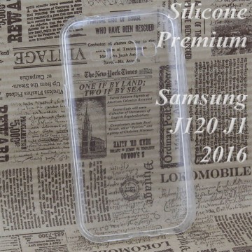 Чехол силиконовый Premium Samsung J1 2016 J120 прозрачный в Одессе