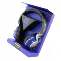 Bluetooth наушники с микрофоном MP3 FM JBL S400BT синие 