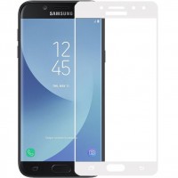 Защитное стекло Full Glue Samsung J7 2017 J730 white тех.пакет