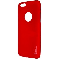 Чехол Soft Touch Baseus Apple iPhone 6 Plus матовый красный