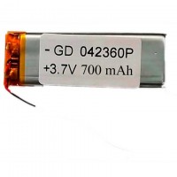 Аккумулятор GD 042360P 700mAh Li-ion 3.7V